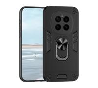 UPLAI Case for Honor Magic 7 Pro (Magic7 Pro), Ring Kickstand Military Grade Shockproof Protection Magnetic Armor Cover, Ultra Thin PC + TPU Bumper Durable Phone Case. Black