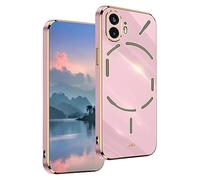 UPLAI Case for Nothing Phone (2), Ultra Thin Shockproof Protection Cover with Electroplating Design, Premium TPU Bumper and Soft Silicone Stylish Durable Cover.(Purple)
