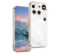 UPLAI Case for Nothing Phone (3) 5G, Ultra Thin Shockproof Protection Cover with Electroplating Design, Premium TPU Bumper and Soft Silicone Stylish Durable Cover.(White)