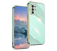 UPLAI Case for OPPO A94 5G, Ultra Thin Shockproof Protection Cover with Electroplating Design, Premium TPU Bumper and Soft Silicone Stylish Durable Cover.(Green)
