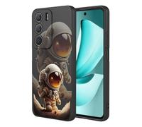 UPLAI Case for Realme C71, Ultra Thin Silky Liquid Silicone Shockproof Cover with Premium Fiber Lining, Fashion 3D Painting Pattern Cute Case. P2