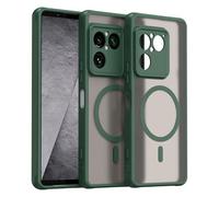 UPLAI Case for Sony Xperia 1 VIII, Ultra Thin Shockproof Magnetic Cover, Premium Hard PC + Soft TPU Silicone Bumper Stylish Translucent Frosted Matte Cover.Green