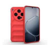 UPLAI Case for Vivo X300 5G Liquid Slim Silicone Cover Scratch-Resistant Microfiber Lining Solid Color Matte TPU Full Body Protective Shockproof, Red