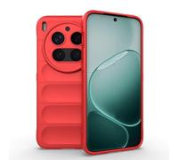 UPLAI Case for Vivo X300 Pro Liquid Slim Silicone Cover Scratch-Resistant Microfiber Lining Solid Color Matte TPU Full Body Protective Shockproof, Red
