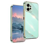 UPLAI Case for Xiaomi Redmi Note 12 4G, Ultra Thin Shockproof Protection Cover with Electroplating Design, Premium TPU Bumper and Soft Silicone Stylish Durable Cover.(Green)