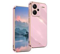 UPLAI Case for Xiaomi Redmi Note 13 Pro+ Plus 5G, Ultra Thin Shockproof Protection Cover with Electroplating Design, Premium TPU Bumper and Soft Silicone Stylish Durable Cover.(Purple)