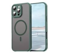 UPLAI Case for Xiaomi Redmi Note 15 Pro 4G, Ultra Thin Shockproof Magnetic Cover, Premium Hard PC + Soft TPU Silicone Bumper Stylish Translucent Frosted Matte Cover.Green