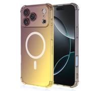 UPLAI Iridescent Gradient Case for HONOR X5C Plus, Black Gold | Slim Clear Liquid Silicone Cover, Shockproof, Wireless Charging, Anti-Yellowing TPU, Lightweight Grip, Colorful Translucent