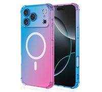 UPLAI Iridescent Gradient Case for HONOR X5C Plus, Blue Pink | Slim Clear Liquid Silicone Cover, Shockproof, Wireless Charging, Anti-Yellowing TPU, Lightweight Grip, Colorful Translucent