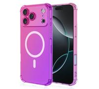 UPLAI Iridescent Gradient Case for HONOR X5C Plus, Pink Purple | Slim Clear Liquid Silicone Cover, Shockproof, Wireless Charging, Anti-Yellowing TPU, Lightweight Grip, Colorful Translucent