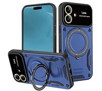 UPLAI Magnetic Case for Vivo V50 Lite 5G/4G with 360° Spin Kickstand Shatterproof Camera Protector TPU Edge Military Grade Drop Shockproof Protection Cover, Blue