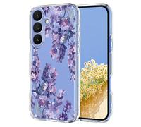 UPLAI Printed Case for Samsung Galaxy S26+ Plus 5G with Cute Flower Pattern Cover Girl Women Clear TPU Transparent Shockproof scratch Silicone Slim Stylish Durable, Lucky