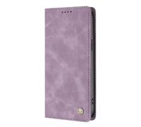 UPLAI Wallet Flip Case for Fairphone 6, Premium Leather Cover with RFID-blocking Card Holder, Kickstand, Shockproof & Hidden Magnetic Adhesion, Purple