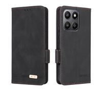 UPLAI Wallet Flip Case for HONOR 400 Smart 5G, Premium Vintage TPU Leather Cover with Card Holder, Kickstand, Shockproof & Hidden Magnetic Adhesion, Black