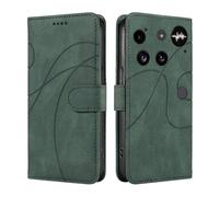 UPLAI Wallet Flip Case for Nothing Phone (3), Premium Vintage PU Leather Cover with 3 Card Holder, Kickstand, Shockproof & Hidden Magnetic Adhesion, Green