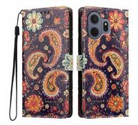 UPLAI Wallet Flip Case for TCL NxtPaper 70 Pro, Premium PU Leather Pattern Cover with Kickstand, Card Slots Shockproof Magnetic Wireless Charging Women, Jellyfish