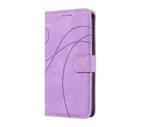 UPLAI Wallet Flip Case for Xiaomi 17T 5G, Premium Vintage PU Leather Cover with 3 Card Holder, Kickstand, Shockproof & Hidden Magnetic Adhesion, Purple