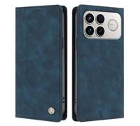 UPLAI Wallet Flip Case for Xiaomi Poco F8 Ultra 5G, Premium Leather Cover with RFID-blocking Card Holder, Kickstand, Shockproof & Hidden Magnetic Adhesion, Dark Blue