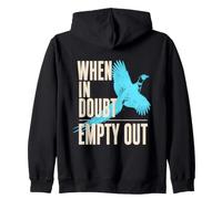 Upland Bird Hunting Funny Pheasant Hunt Zip Hoodie