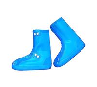 Upland Hunting Boots Women High Cylinder Water Shoes Rain Proof and Thickened Shoe (Blue, 7-7.5)