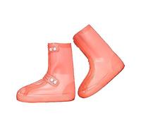 Upland Hunting Boots Women High Cylinder Water Shoes Rain Proof and Thickened Shoe (Orange, 7-7.5)
