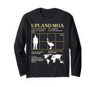 Upland Moa Extinct Flightless Bird Long Sleeve T-Shirt