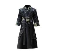 Uplateng Kids Chinese Traditional Knight-Errant Style Improved Hanfu Stage Costume Boy Fashion Handsome High Quality Tang Suit 110-160 (Type A,160)