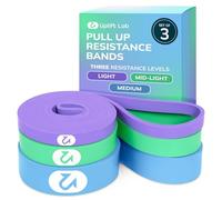 Uplift Lab Closed Loop Long Pull Up Resistance Bands Set, Set of 3 Exercise Bands, Home Gym Equipment for Stretching, Pilates, Yoga, Hyrox, CrossFit, Fitness, Strength Training Men and Women