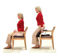 Uplift Seat Assist Cushion, Waterproof and Water Resistant Cover, Memory Foam Cushion Self Lifting Chair with Build-in Carry Handles,35-105kg Support