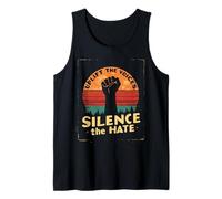 Uplift The Voices Silence The Hate Retro Social Justice Tank Top