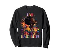 Uplifting "I am Black History" inspirational girlfriend Sweatshirt