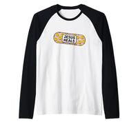 Uplifting Jesus Heals Bandage with Smilies Raglan Baseball Tee