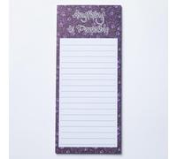 Uplifting Magnetic Notepad 60 Pages Recycled Paper Fun Inspirational Quotes for Fridge Grocery List Office Animal Lovers (Paw Symphony)