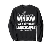 Uplifting Motivational Saying Through the WINDOW of his word Sweatshirt