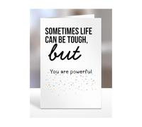 Uplifting, Positive, Cheerful, Thoughtful Card Gifts for Men, Women, Presents for Friends, Relatives, Colleagues, Cheer someone up, You are powerful, A5-321d_51