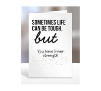 Uplifting, Positive, Cheerful, Thoughtful Card Gifts for Men, Women, Presents for Friends, Relatives, Colleagues, Cheer someone up, You have inner strength, A5-321d_80
