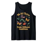 Uplifting Quotes Thrive We All Thrive Under Different Animal Tank Top