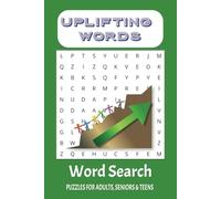 Uplifting Words Word Search Puzzle Book: Inspiring Words to Brighten Your Mind | 6x9 inches, 110 pages | 50+ Puzzles... Gift for Holidays, Vacation, For Encouraging, Free Times