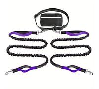 Upliftjoys Dog Leash, Upliftjoys Hands Free Dog Leash with Zipper Pouch, Retractable Dogs Leashes, Reflective Design, Dual Padded Handles Running Leashes for Medium and Large Dogs