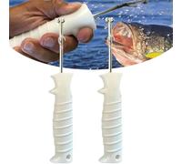 Upliftjoys Quick Release Fish Hook Extractor, Safe Gentle Deep Throat Design, Quick Release Fish Hook Remover Tool, Quick Release Fishhook Extractor, With Protective Sleeve, For Bass And Trout (2PCS)
