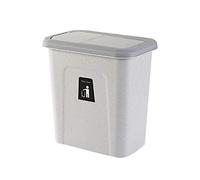 UPLKECNZD Kitchen Trash Can Push-top Trash Can Chef Hanging Automatic Return Lid For Fruit And Vegetable Pericarp-Small Garbage Cabinet Cupboard Kitchen Bathroom Garbage Bin