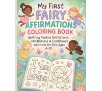 Uploaded_Yettopublish Fairy Affirmations Coloring Booklet Grayscale Lined Illustrative Style