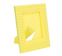 Uplory 4.3x3.3 inch mini photo frame, desktop instant photo frame, let the beautiful life leave footprints, commemorate some unforgettable things, suitable for desktop display (Yellow)