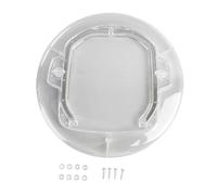 Uplory Cat Gate, Cat Gate Indoor Transparent Automatic No Barrier ABS, Pet Gate All Standard Interior Doors Suitable for Any Solid or Hollow Interior Doors