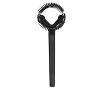Uplory Coffee Machine Cleaning Brush, Removable Round Head Elbow Coffee Brush, Short Handled Cleaning Tool for Brewing Heads, Shower Screens, Brewing Ports, Spoons, Tamper (58mm 21x7.8cm)