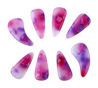 Uplory Finger Picks,8Pcs,Silicone Polymer Delicate Smoothly Appearance Elastic Professional Nail Covers for Music Lovers Reusable Comfortable (Sunset Color)