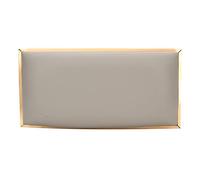 Uplory Nail Art Hand Pillow, PU Leather Manicure Arm Rest Cushion High Quality Stainless Steel Frame Comfortable Soft Pillow Core for Nail Salon Home Use Marble Green Gray (Grey)