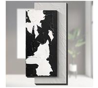 UPLTOE 3D Abstract Sandstone Wall Art, Large Simple Sculpture Art Decoration with LED Lights, Suitable for Entrance, Living Room, Corridor, Office D-23.6x47.2in