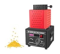 UPLTOE 5000W Electric Metal Smelter Kit, Digital Gold Melting Furnace Kit, 2/3kg Capacity, Includes Graphite Crucible, Quartz, Tongs & Gloves, Perfect for Gold, Silver, Aluminum Red-2kg