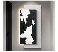 UPLTOE Abstract Wall Art with LED Lights, Modern Artwork for Walls, Power Supply Sandstone Painting, Wall Hanging for Entrance, Living Room, Corridor, Office D-23.6x47.2in